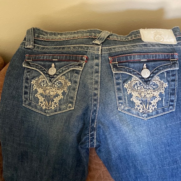 Distressed boot jeans never worn - Picture 2 of 8